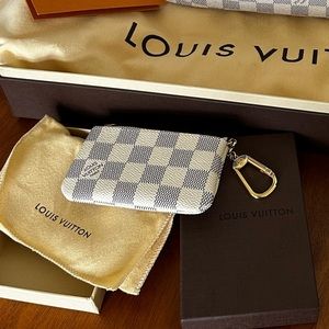 Louis Vuitton LV Damier Azur Key Pouch